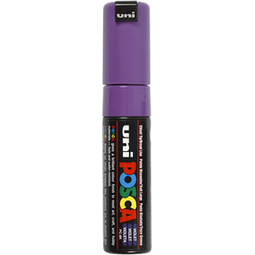 Uni Posca Marker, 8 mm, Violett, breit