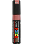 Uni Posca Marker, 8 mm, Rot metallic, breit