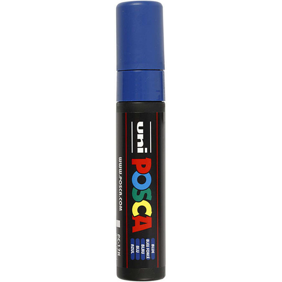 Uni Posca Marker, 15 mm, Blau, extrabreit