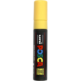 Uni Posca Marker, 15 mm, Gelb, extrabreit