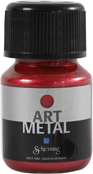 Art Metal Farbe, Lava-Rot