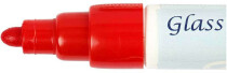 Glas- und Porzellanmalstift, 5 mm, Rot, halbdeckend