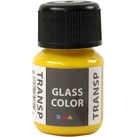 Glas Color Transparent, Zitronengelb, 35ml