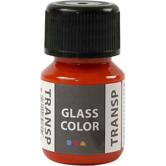 Glas Color Transparent, Orange, 35ml
