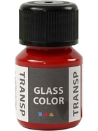 Glas Color Transparent, Rot, 35ml