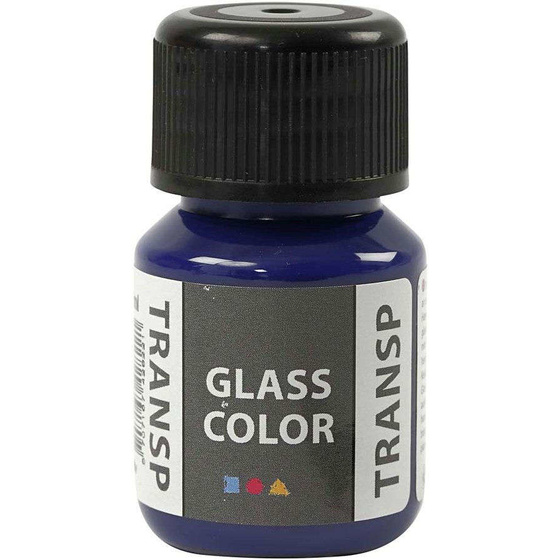 Glas Color Transparent, Brillantblau, 35ml