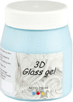 3D Glas-Gel, Himmelblau
