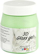 3D Glas-Gel, Grün