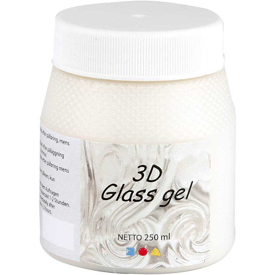 3D Glas-Gel, Elfenbeinfarben