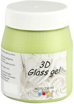 3D Glas-Gel, Hellgrün