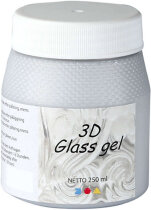 3D Glas-Gel, Silber