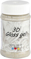 3D Glas-Gel , Gold, Glitzer-Effekt, 100ml