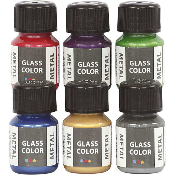 Glas Color Metal, 6x35ml