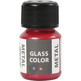 Glas Color Metal, Rot, 35ml