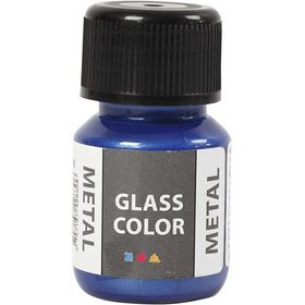 Glas Color Metal, Blau, 35ml