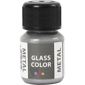 Glas Color Metal, Silber, 35ml