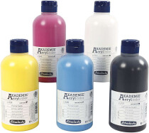 Schmincke AKADEMIE® Acrylfarbe, 5x500ml