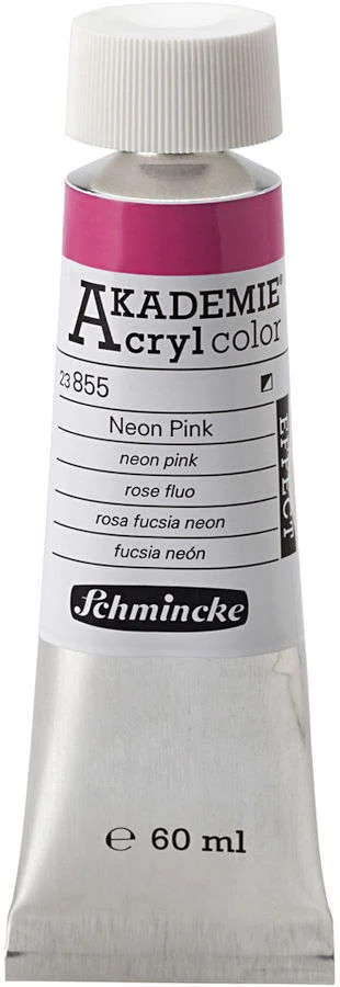 Schmincke Akademie Acrylfarbe Neon Pink 60ml