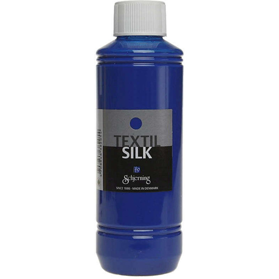 Textil Silk Farbe, Brillantblau, 250ml