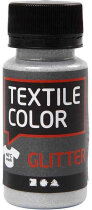Textilfarbe, Silber, Glitter, 50ml