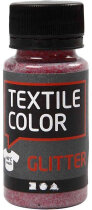 Textilfarbe, Rot, Glitter, 50ml