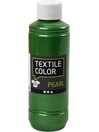 Textilfarbe, Brillantgrn, Perlmutt/Metallic-Effekt, 250ml