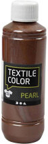 Textilfarbe, Braun, Perlmutt/Metallic-Effekt, 250ml