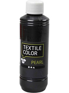Textilfarbe, Grau, Perlmutt/Metallic-Effekt, 250ml