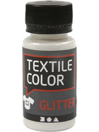 Textilfarbe, Transparent, Glitter, 50ml