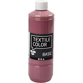 Textilfarbe, Dunkelrosa, 500ml