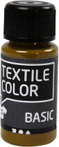 Textilfarbe, Olivbraun, 50ml