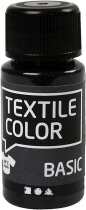 Textilfarbe, Schwarz, 50ml