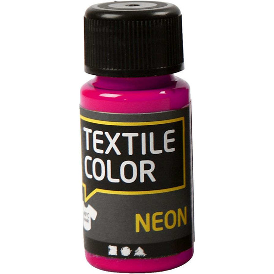 Textilfarbe, Neonpink, 50ml