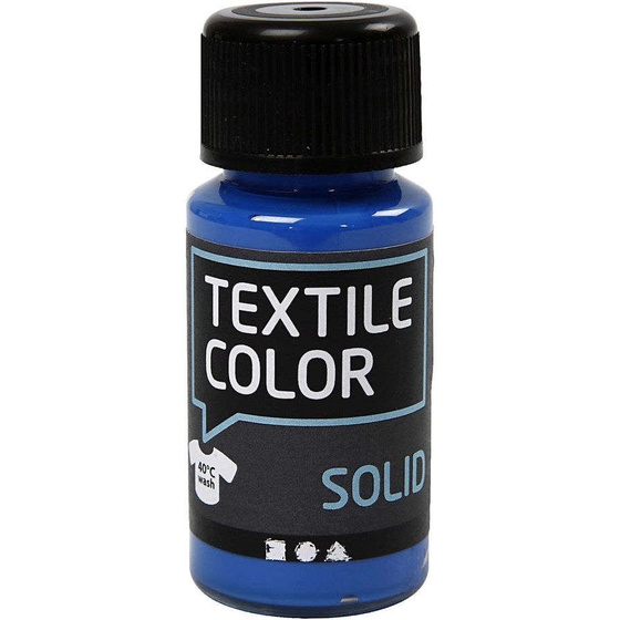 Textilfarbe Textile Solid, Brillantblau, deckend, 50ml