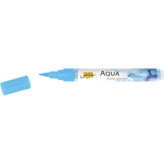 SOLO GOYA Aqua Paint Marker, Cyan