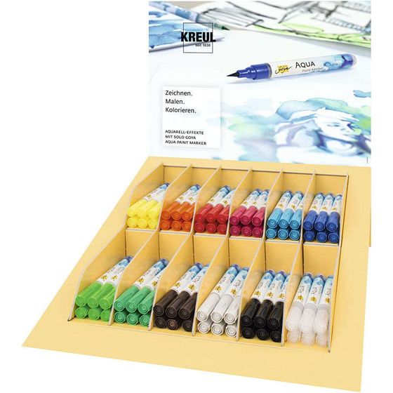SOLO GOYA Aqua Paint Marker-Sets, sortierte Farben