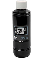 Textilfarbe Textile Solid, Schwarz, deckend, 250ml