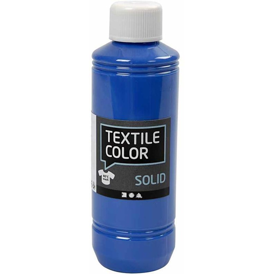 Textilfarbe Textile Solid, Brillantblau, deckend, 250ml