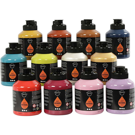 Pigment Art School-Farbe - Sortiment, Zusätzliche Farben
