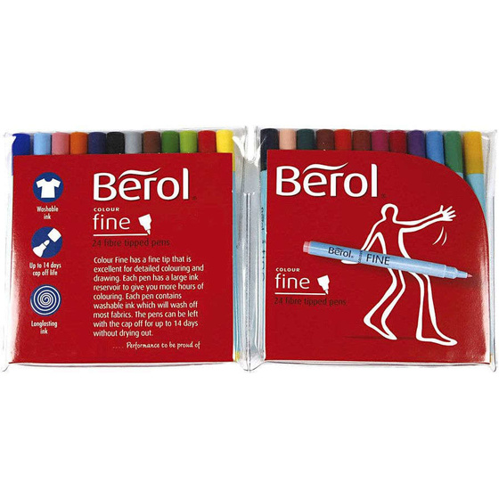 Berol Colourfine, 0,6 mm, Sortierte Farben
