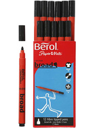 Berol Colourbroad, 1,7 mm, Schwarz