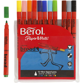 Berol Marker, 1,7 mm, Sortierte Farben, Breit