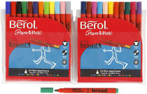Berol Colourbroad, 1,7 mm, Sortierte Farben