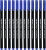 Colortime Filzstifte, Strichstärke: 0,6-0,7 mm, Dunkelblau, 12 Stück