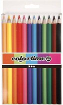 Colortime Buntstifte, Mine: 5 mm, Sortierte Farben,...