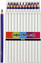 Colortime Buntstifte, Mine: 5 mm, Lila, Jumbo, 12 Stück