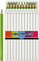 Colortime Buntstifte, Mine: 5 mm, Hellgrün, Jumbo,...