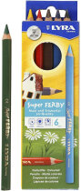 Super Ferby 1 Buntstifte, 6,25 mm, L 18 cm, Sortierte...