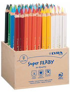 Super Ferby 1 Buntstifte, 6,25 mm, L 18 cm, Sortierte Farben, 96 Stck