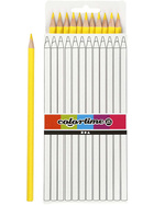 Colortime Buntstifte, Mine: 3 mm, L 17 cm, Gelb, Basic, 12 Stck